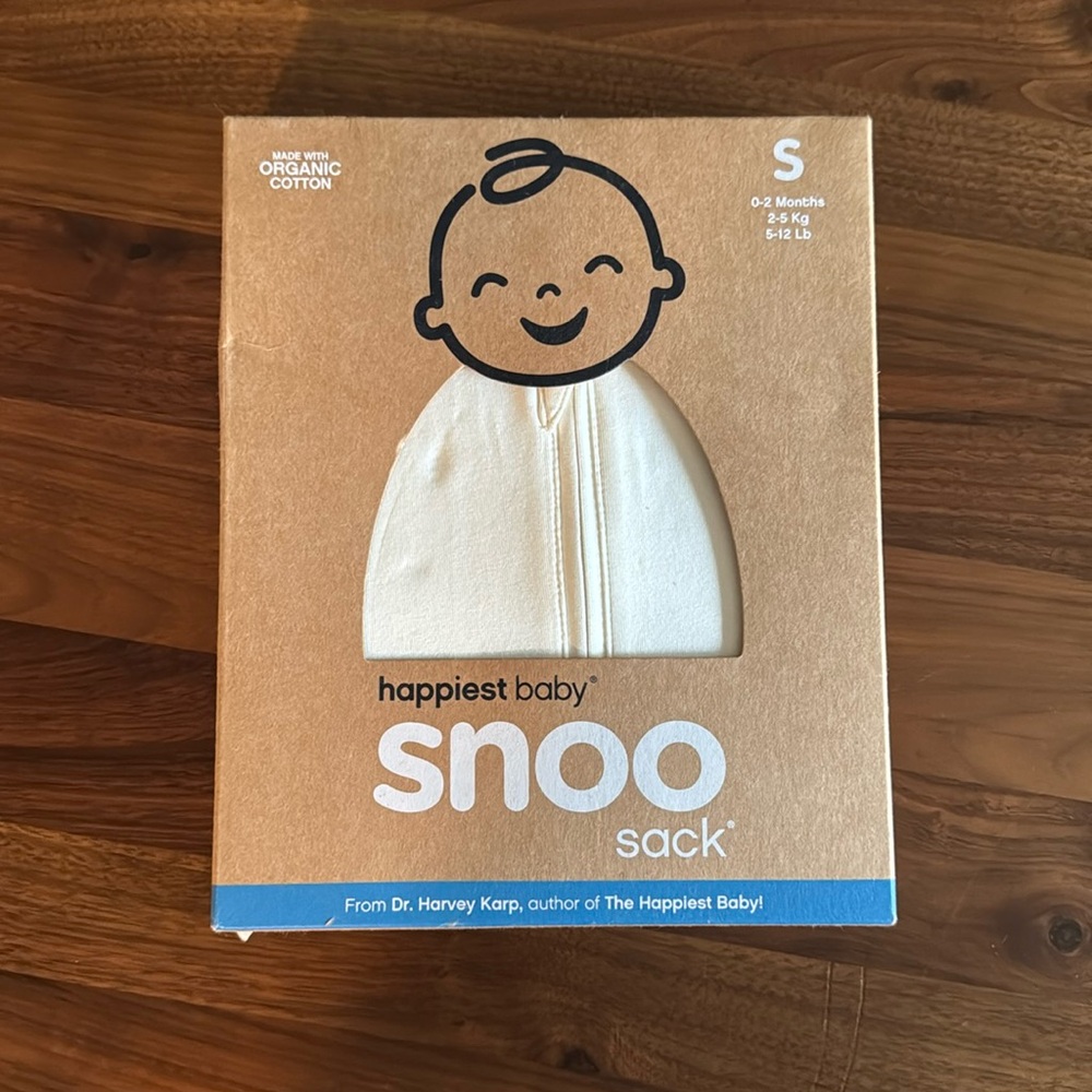 Unopened New Snoo sleep sack size small 5-12 lbs